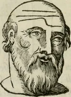 An illustration from La metoposcopia, ouero, Com[m]ensuratione delle linee della fronte : trattato (1626)