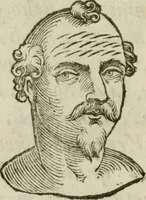 An illustration from La metoposcopia, ouero, Com[m]ensuratione delle linee della fronte : trattato (1626)