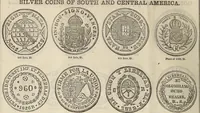 An illustration from Metropolitan coin book, containing accurate engravings of the various gold, silver and other coins now in circulation throughout the world; (1865)