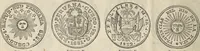 An illustration from Metropolitan coin book, containing accurate engravings of the various gold, silver and other coins now in circulation throughout the world; (1865)