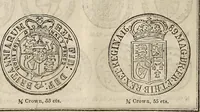 An illustration from Metropolitan coin book, containing accurate engravings of the various gold, silver and other coins now in circulation throughout the world; (1865)