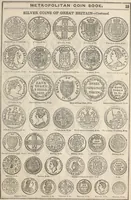 An illustration from Metropolitan coin book, containing accurate engravings of the various gold, silver and other coins now in circulation throughout the world; (1865)