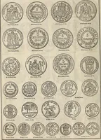 An illustration from Metropolitan coin book, containing accurate engravings of the various gold, silver and other coins now in circulation throughout the world; (1865)
