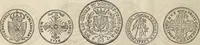 An illustration from Metropolitan coin book, containing accurate engravings of the various gold, silver and other coins now in circulation throughout the world; (1865)