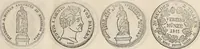 An illustration from Metropolitan coin book, containing accurate engravings of the various gold, silver and other coins now in circulation throughout the world; (1865)