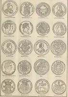An illustration from Metropolitan coin book, containing accurate engravings of the various gold, silver and other coins now in circulation throughout the world; (1865)