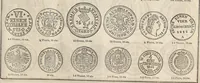 An illustration from Metropolitan coin book, containing accurate engravings of the various gold, silver and other coins now in circulation throughout the world; (1865)