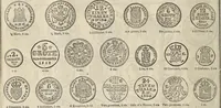 An illustration from Metropolitan coin book, containing accurate engravings of the various gold, silver and other coins now in circulation throughout the world; (1865)