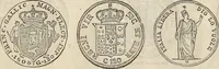 An illustration from Metropolitan coin book, containing accurate engravings of the various gold, silver and other coins now in circulation throughout the world; (1865)