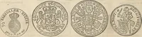 An illustration from Metropolitan coin book, containing accurate engravings of the various gold, silver and other coins now in circulation throughout the world; (1865)