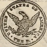 An illustration from Metropolitan coin book, containing accurate engravings of the various gold, silver and other coins now in circulation throughout the world; (1865)