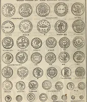 An illustration from Metropolitan coin book, containing accurate engravings of the various gold, silver and other coins now in circulation throughout the world; (1865)
