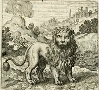 An illustration from Michaelis Majeri ... Secretioris naturae secretorum scrutinium chymicum : per oculis et intellectui accuratè accommodata, figuris cupro appositissimè incisa, ingeniosissima emblemata, hisque confines, & ad rem egregiè facientes sententias, doctissimaque item epigrammata, illustratum .. (1687)