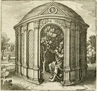 Picture 11 of 60 from Michaelis Majeri ... Secretioris naturae secretorum scrutinium chymicum : per oculis et intellectui accuratè accommodata, figuris cupro appositissimè incisa, ingeniosissima emblemata, hisque confines, & ad rem egregiè facientes sententias, doctissimaque item epigrammata, illustratum .. (1687), leaf 50
