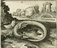 Picture 16 of 60 from Michaelis Majeri ... Secretioris naturae secretorum scrutinium chymicum : per oculis et intellectui accuratè accommodata, figuris cupro appositissimè incisa, ingeniosissima emblemata, hisque confines, & ad rem egregiè facientes sententias, doctissimaque item epigrammata, illustratum .. (1687), leaf 65