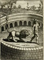 An illustration from Michaelis Majeri Viatorivm, hoc est, De montibvs planetarvm septem seu metallorum : tractatvs tam utilis, quàm perspicuus, quo, ut indice mercuriali in trivijs, vel Ariadnêo filo in labyrintho, seu cynosurâ in oceano chymicorum errorum immenso, quilibet rationalis, veritatis amans, ad illum, qui in montibus sese abdidit De Rubea-petra Alexicacum, omnibus medicis desideratum, investigandum, uti poterit (1651)