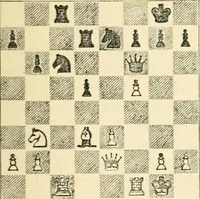An illustration from The middle game in chess (1922)