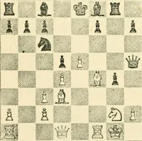 An illustration from The middle game in chess (1922)