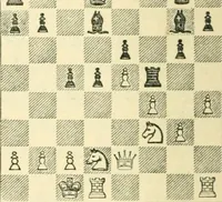 An illustration from The middle game in chess (1922)