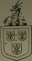 An illustration from Middlesex pedigrees, as collected by Richard Mundy in Harleian ms. no. 1551 (1914)