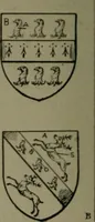 An illustration from Middlesex pedigrees, as collected by Richard Mundy in Harleian ms. no. 1551 (1914)