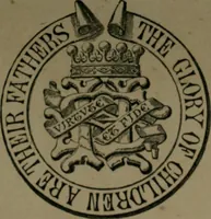 An illustration from Middlesex pedigrees, as collected by Richard Mundy in Harleian ms. no. 1551 (1914)