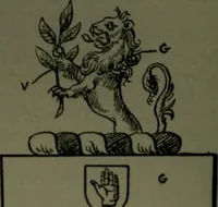 An illustration from Middlesex pedigrees, as collected by Richard Mundy in Harleian ms. no. 1551 (1914)