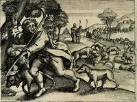 An illustration from [Mikrokosmos] : Paruus mundus (1644)