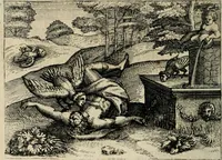 An illustration from [Mikrokosmos] : Paruus mundus (1644)