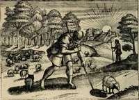 An illustration from [Mikrokosmos] : Paruus mundus (1644)