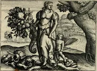An illustration from [Mikrokosmos] : Paruus mundus (1644)