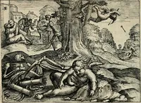 An illustration from [Mikrokosmos] : Paruus mundus (1644)