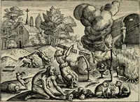 An illustration from [Mikrokosmos] : Paruus mundus (1644)