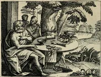 An illustration from [Mikrokosmos] : Paruus mundus (1644)