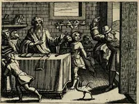 An illustration from [Mikrokosmos] : Paruus mundus (1644)