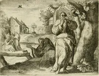 An illustration from Mikrokosmos = Parvvs mvndvs (1579)