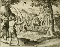 An illustration from Mikrokosmos = Parvvs mvndvs (1579)
