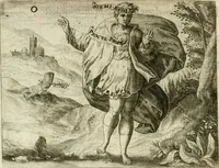 An illustration from Mikrokosmos = Parvvs mvndvs (1579)