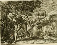 An illustration from Mikrokosmos = Parvvs mvndvs (1579)