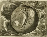 An illustration from Mikrokosmos = Parvvs mvndvs (1579)
