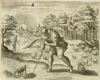 An illustration from Mikrokosmos = Parvvs mvndvs (1579)