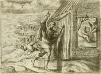 An illustration from Mikrokosmos = Parvvs mvndvs (1579)