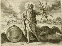 An illustration from Mikrokosmos = Parvvs mvndvs (1579)
