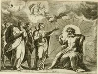 An illustration from Mikrokosmos = Parvvs mvndvs (1579)
