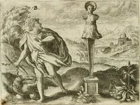 An illustration from Mikrokosmos = Parvvs mvndvs (1579)