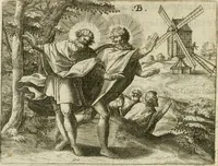An illustration from Mikrokosmos = Parvvs mvndvs (1579)