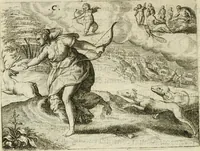 An illustration from Mikrokosmos = Parvvs mvndvs (1579)