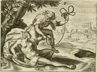 An illustration from Mikrokosmos = Parvvs mvndvs (1579)