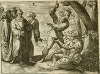 An illustration from Mikrokosmos = Parvvs mvndvs (1579)