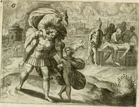 An illustration from Mikrokosmos = Parvvs mvndvs (1579)